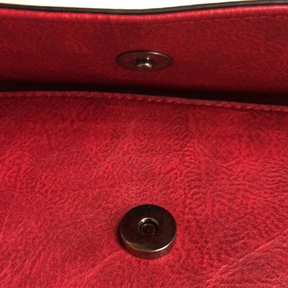 NWT Sam and Hadley Red Embroidered Women's Purse - Picture 8 of 8